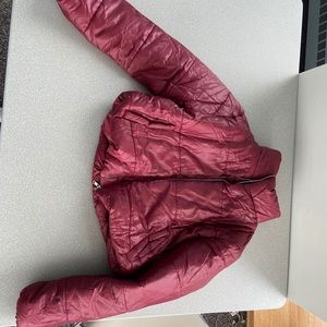 Missguided Cropped Bomber Puffed Jacket